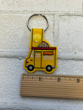 Quarter holder keychain, Cart Quarter Keychain to hold coin, Taco Truck Design, Aldi Keychain