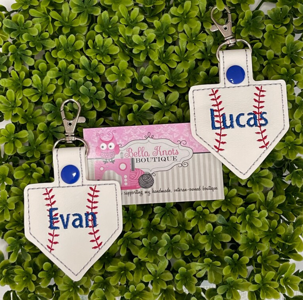 Personalized Baseball Bag Tag