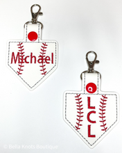 Personalized Baseball Bag Tag