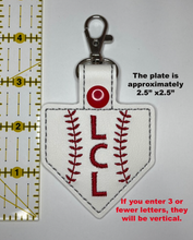 Personalized Baseball Bag Tag