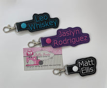 Custom Personalized Luggage or Backpack Name Tag, Two lines