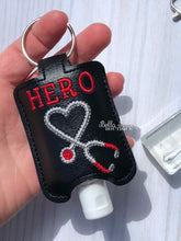 Hero Stethoscope Sanitizer Holder Small Size/ Hand Sanitizer NOT included, Fits 1 oz Pocket Bac or other 1oz Hand Sanitizers
