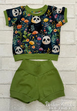 Custom Baby Outfit, Panda Print