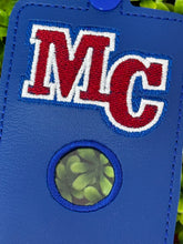 MC School Logo Personalized Teacher Alarm Holder, Alarm Badge with Hole to Hold Alarm Badge with button on top or bottom, Custom Design with MC Logo