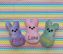 Personalized Easter Bunny Dog Toy with Squeaker for Small Dogs