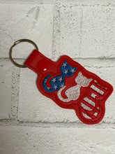 250 Years Fourth of July America Keychain Cat Lover Gift