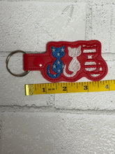 250 Years Fourth of July America Keychain Cat Lover Gift