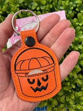 Aldi Quarter Holder, Halloween Boo Bucket Pail Shaped Keychain