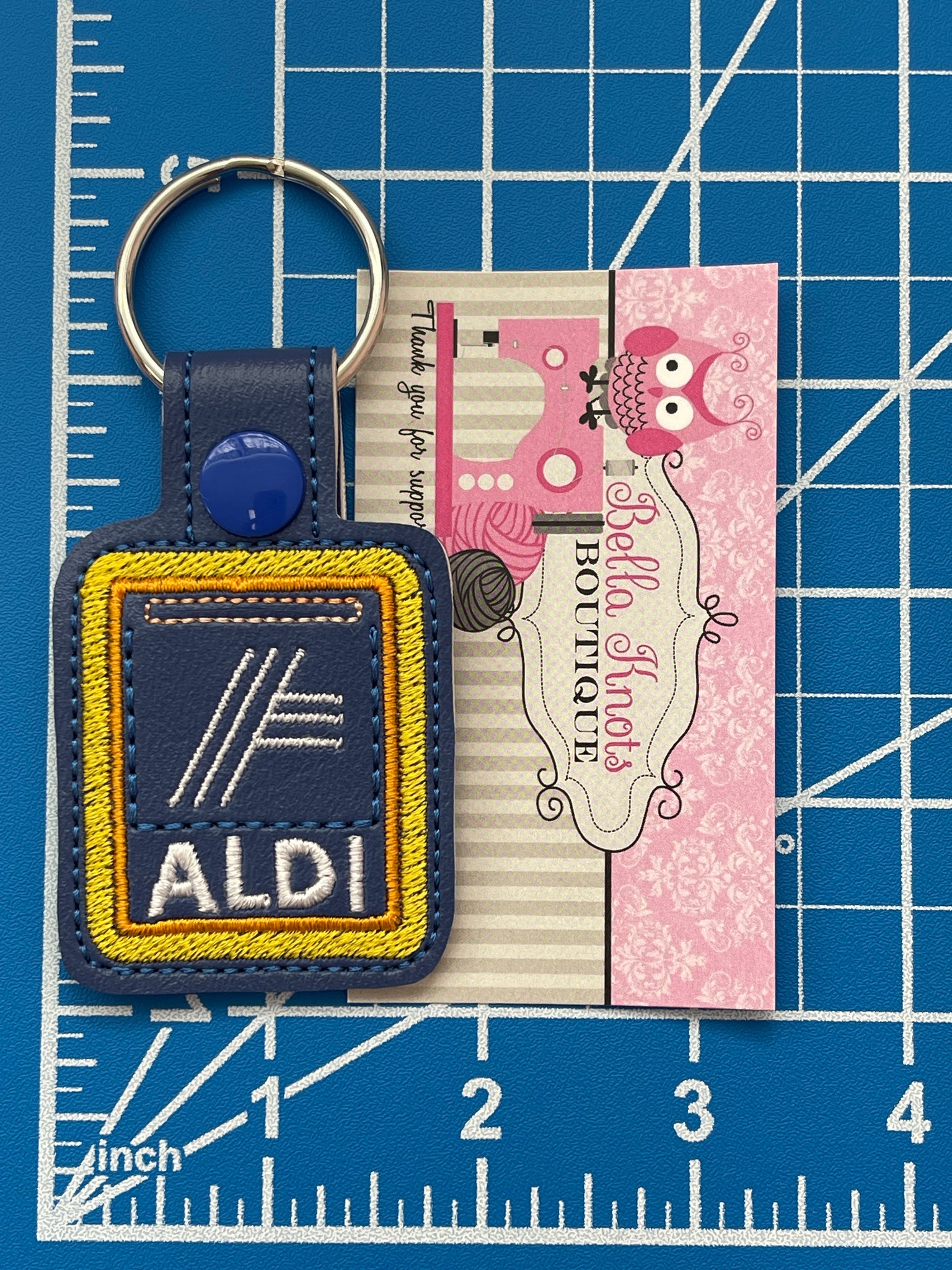 Aldi Quarter Holder Keychain, Aldi Keeper Keychain Bella Knots Boutique