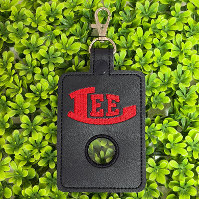 Lee School Logo Alarm Badge Holder, Custom Design