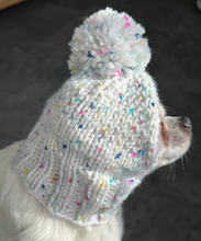 Knitted Dog hat with Pom Pom for Chihuahua small dog, Hand-knitted