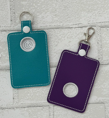 Blank School Alarm Badge Holder with top or bottom hole