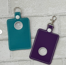 Personalized Alarm Badge Holder, Teacher Alarm Holder, Alarm Badge with Hole to Hold Alarm Badge (Choose Top or Bottom Hole)
