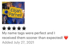 Custom Personalized Luggage or Backpack Name Tag, Two lines