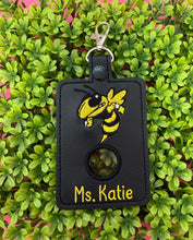 Personalized Hornets School Alarm Badge Holde, Hornet logo