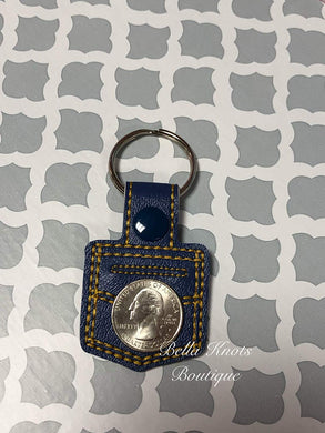 Aldi Quarter Holder Keychain, Coin Holder Keychain