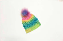Rainbow Crochet Beanie, Choose Child or Adult Size