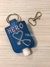 Hero Stethoscope Sanitizer Holder Small Size/ Hand Sanitizer NOT included, Fits 1 oz Pocket Bac or other 1oz Hand Sanitizers