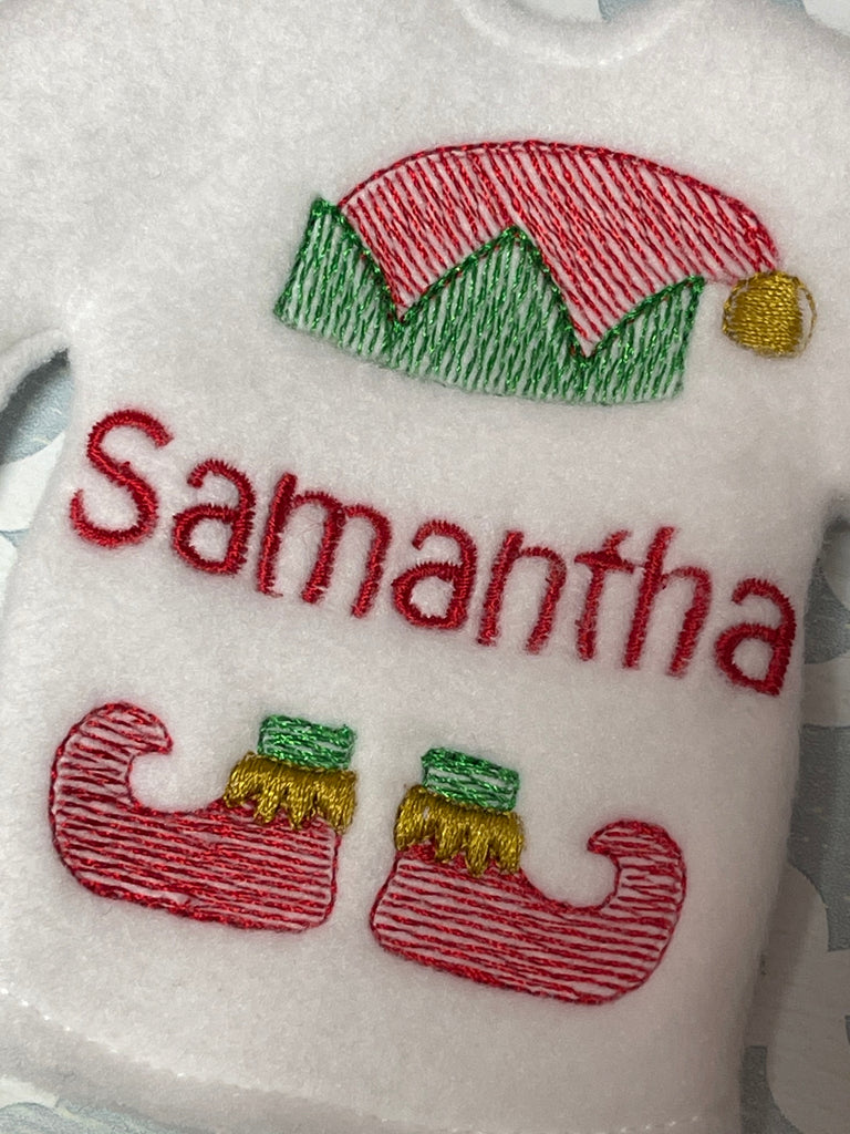 Personalized Elf Shirt – Bella Knots Boutique