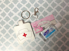 Nurse Hat Design Sanitizer Holder Small Size/ Hand Sanitizer NOT included, Fits 1 oz Pocket Bac or other 1oz Hand Sanitizers