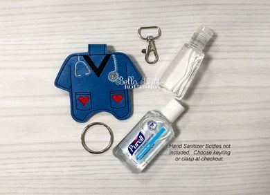 Medical Scrubs Hand Sanitizer Holder, Perfect Nurse or Doctor Gift, Holds 1 oz hand sanitizer bottle (not included)