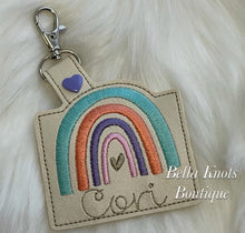 Rainbow Backpack Luggage Tag