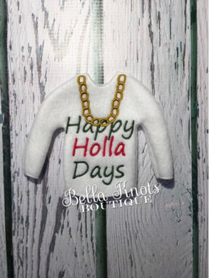 Happy Holla Days Elf Shirt