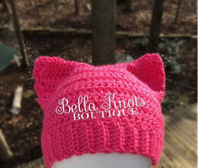 Pink Pussy Cat Hat, More Colors Available
