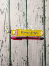 Personalized Backpack Pencil Name Tag