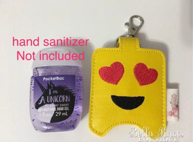 Smiley Face Hand Sanitizer Holder Small Size/ Hand Sanitizer NOT included